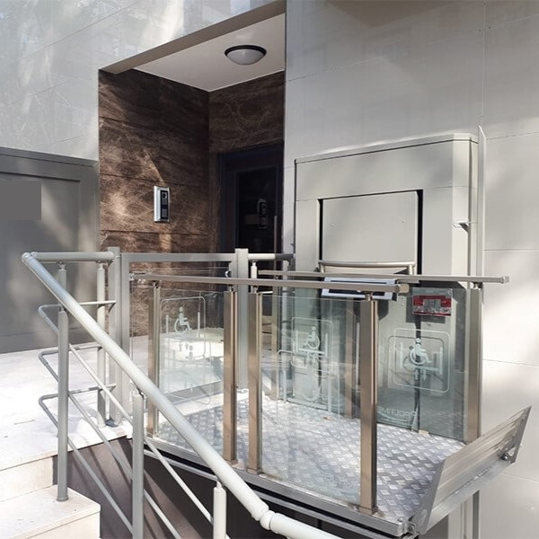 Lift pentru persoane cu dizabilități, h 300cm, cu 2 uși, cu mecanism de antrenare laterală prin surub melcat | MK-TRS-901-SCR-300-2D [2]