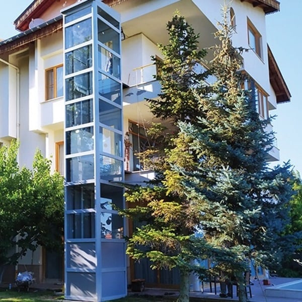 Lift hidraulic tip ascensor P+2 / 3 opriri, interior / exterior, pentru persoane cu dizabilitati | TRS-901-D-HYD-600 [3]