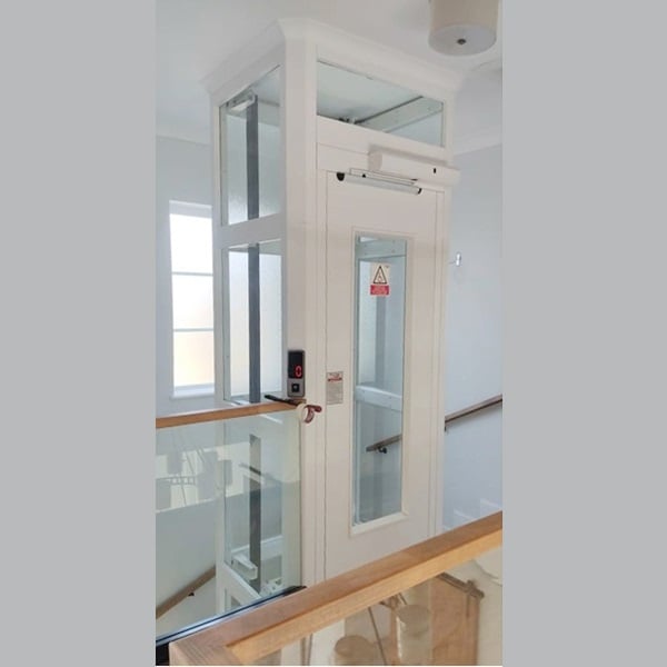 Lift tip ascensor P+1 / 2 opriri, interior / exterior, pentru persoane cu dizabilitati | TRS-901-D-SCR-300, actionare cu surub melcat [3]