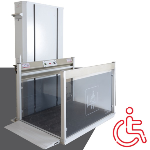 Lift hidraulic pentru persoane cu dizabilități, h 300cm, cu 2 uși, compatibil scaun cu rotile | MK-TRS-901-HYD-300-2D​, cu mecanism de antrenare laterală [4]