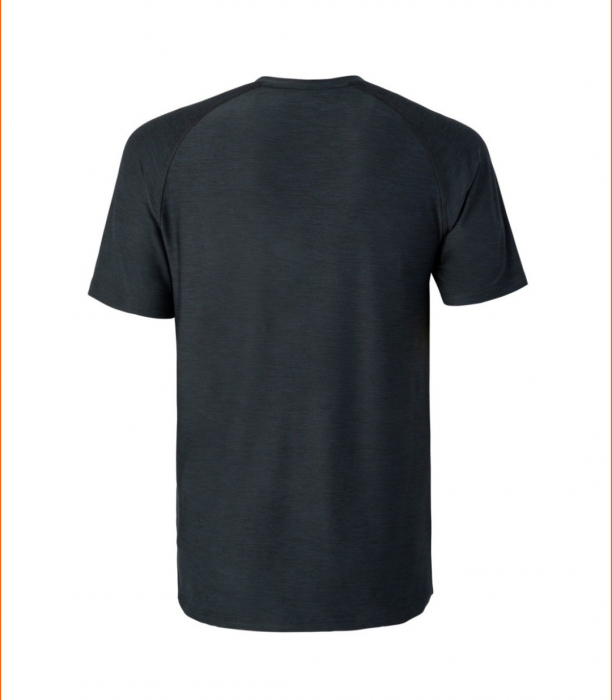 ANDRO T-SHIRT MELANGE ALPHA BLACK [2]