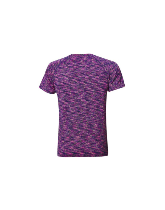 ANDRO T-SHIRT MULTICOLOR MELANGE MAGENTA/DARK BLUE [2]