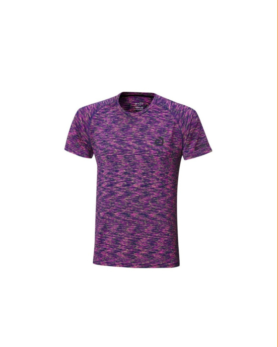 ANDRO T-SHIRT MULTICOLOR MELANGE MAGENTA/DARK BLUE [1]