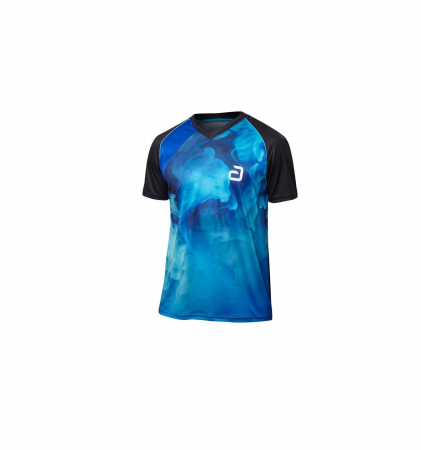 ANDRO T-SHIRT KANE BLACK/BLUE [0]