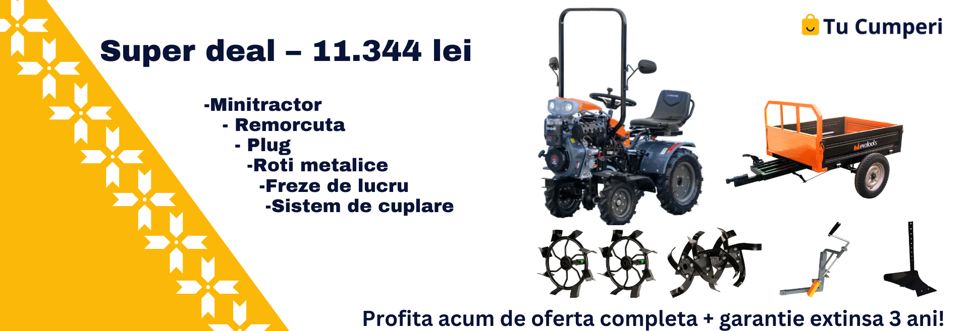 Minitractor si accesorii