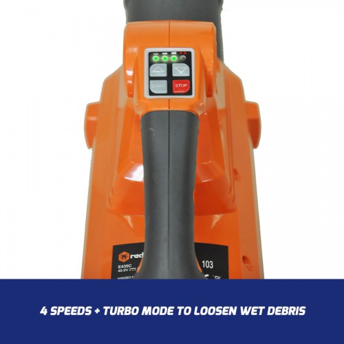 Redback E435C Suflanta frunze acumulatori 40V, 11 mc/min, 54m/s, solo [2]