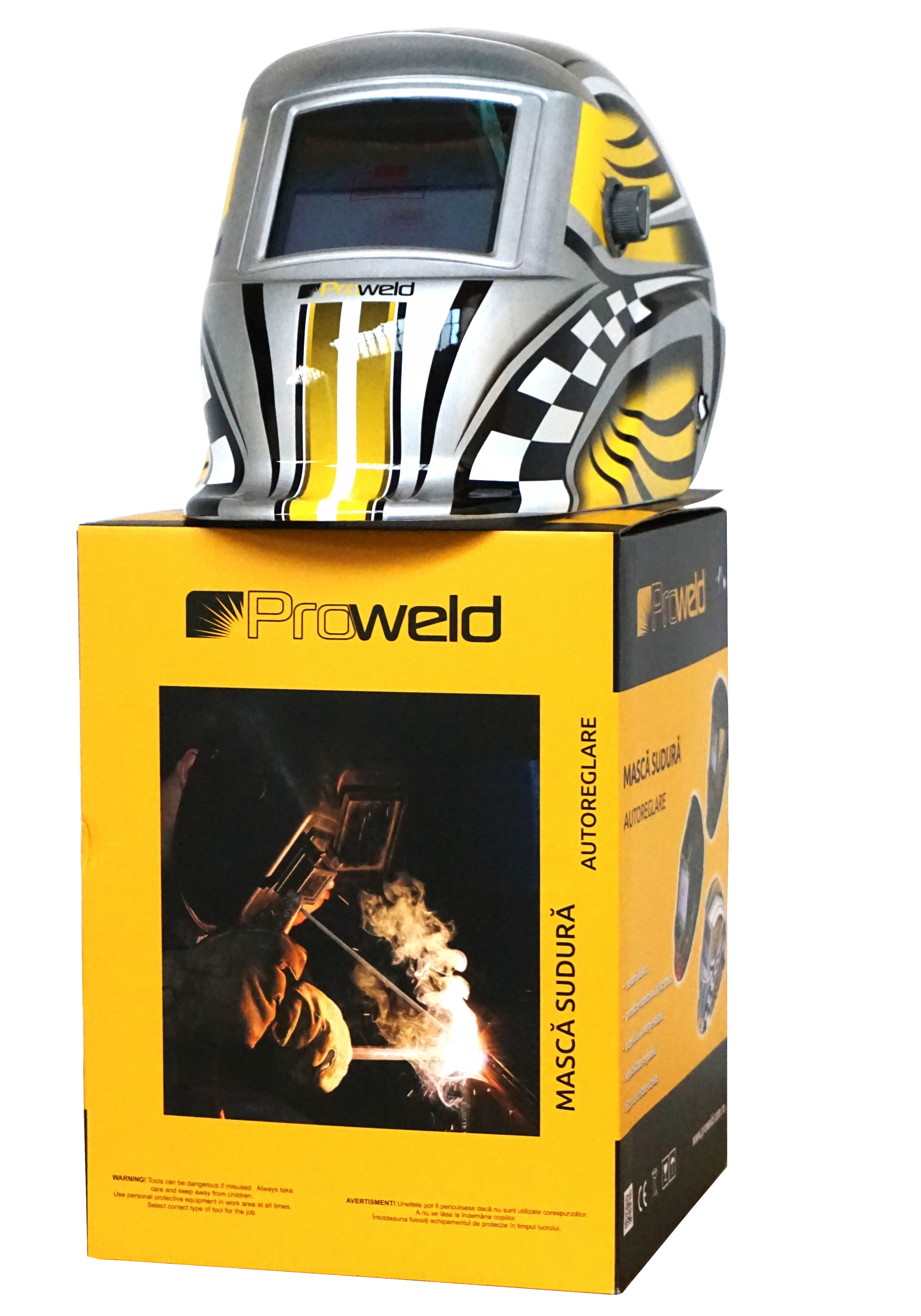 ProWELD LYG-8507A masca sudura LCD, automata, reglabila, clasa optica 1112 [0]