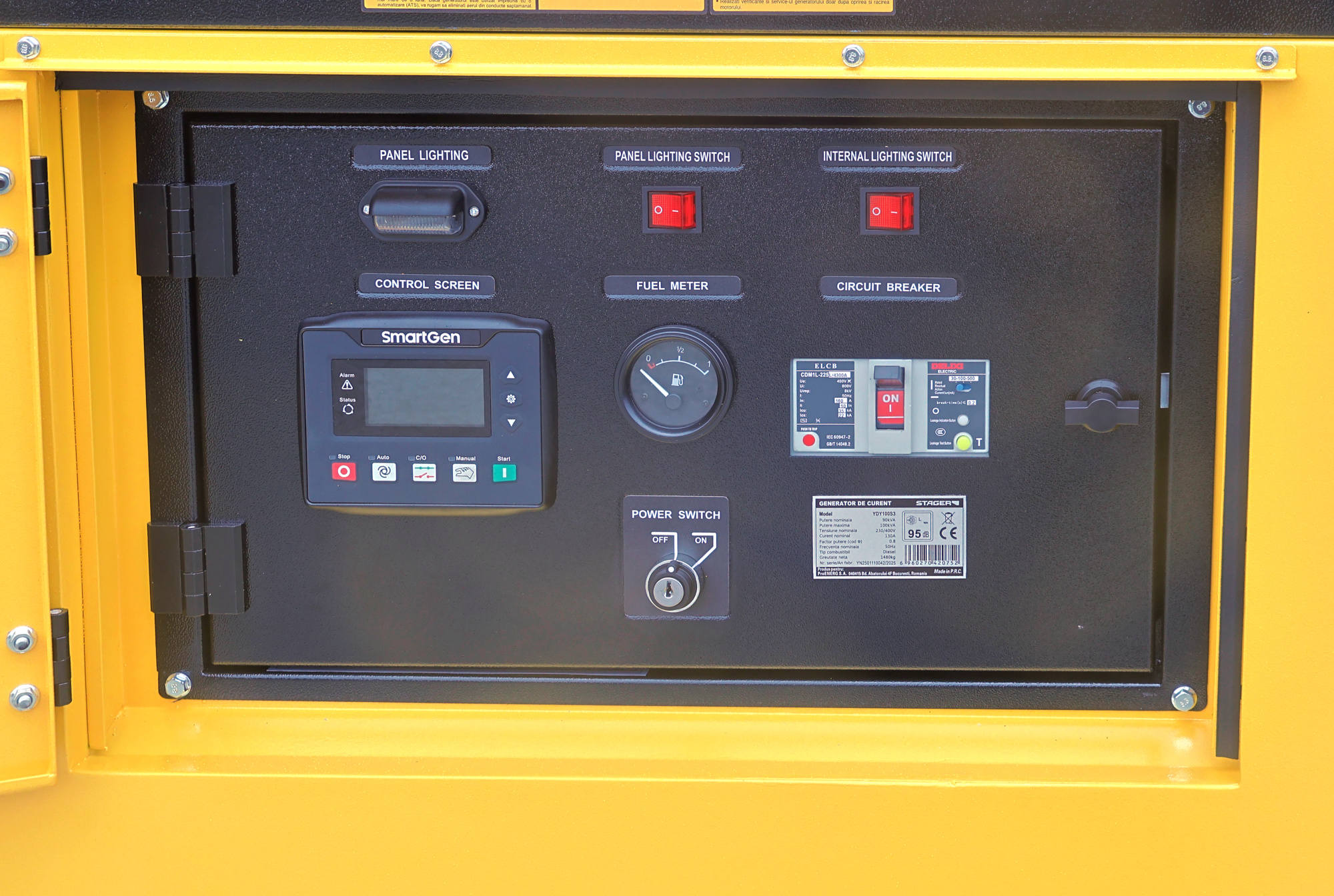 Stager YDY100S3 Generator insonorizat 100kVA, 130A, 1500rpm, trifazat, diesel [3]