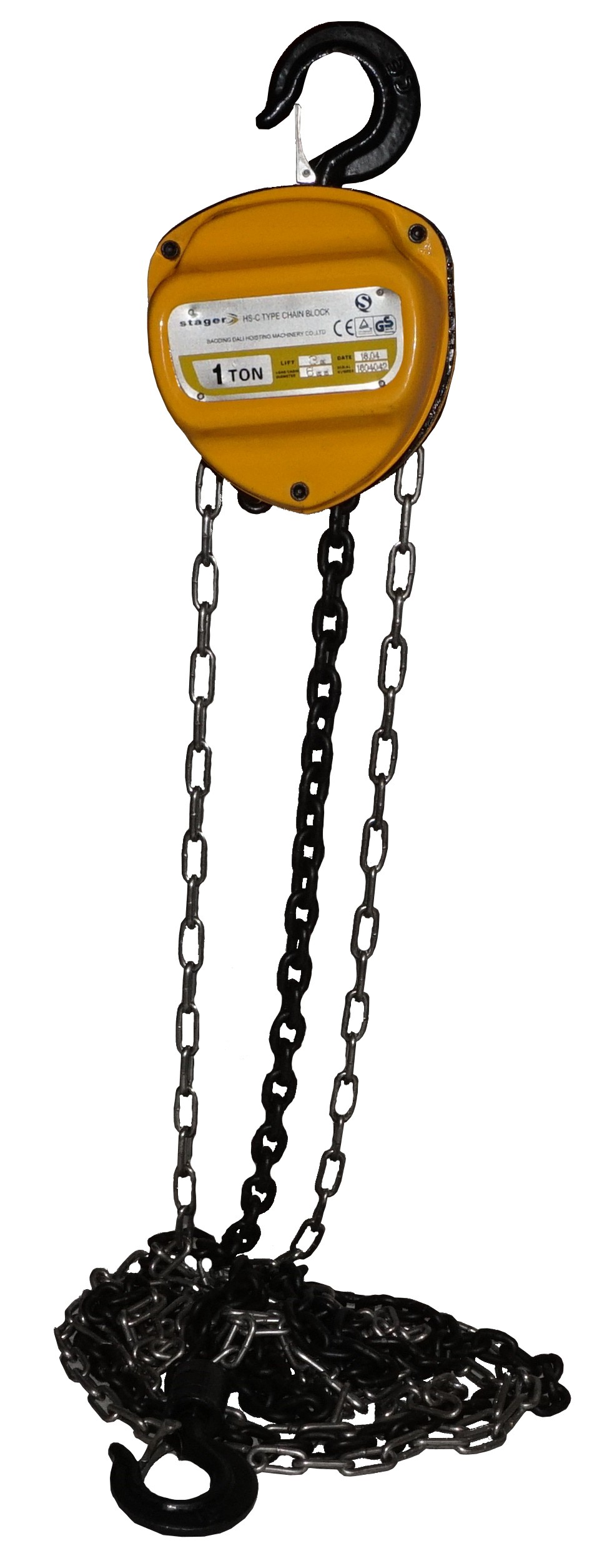 Stager HSC-1T palan manual 1T/3m, lant 6mm [1]