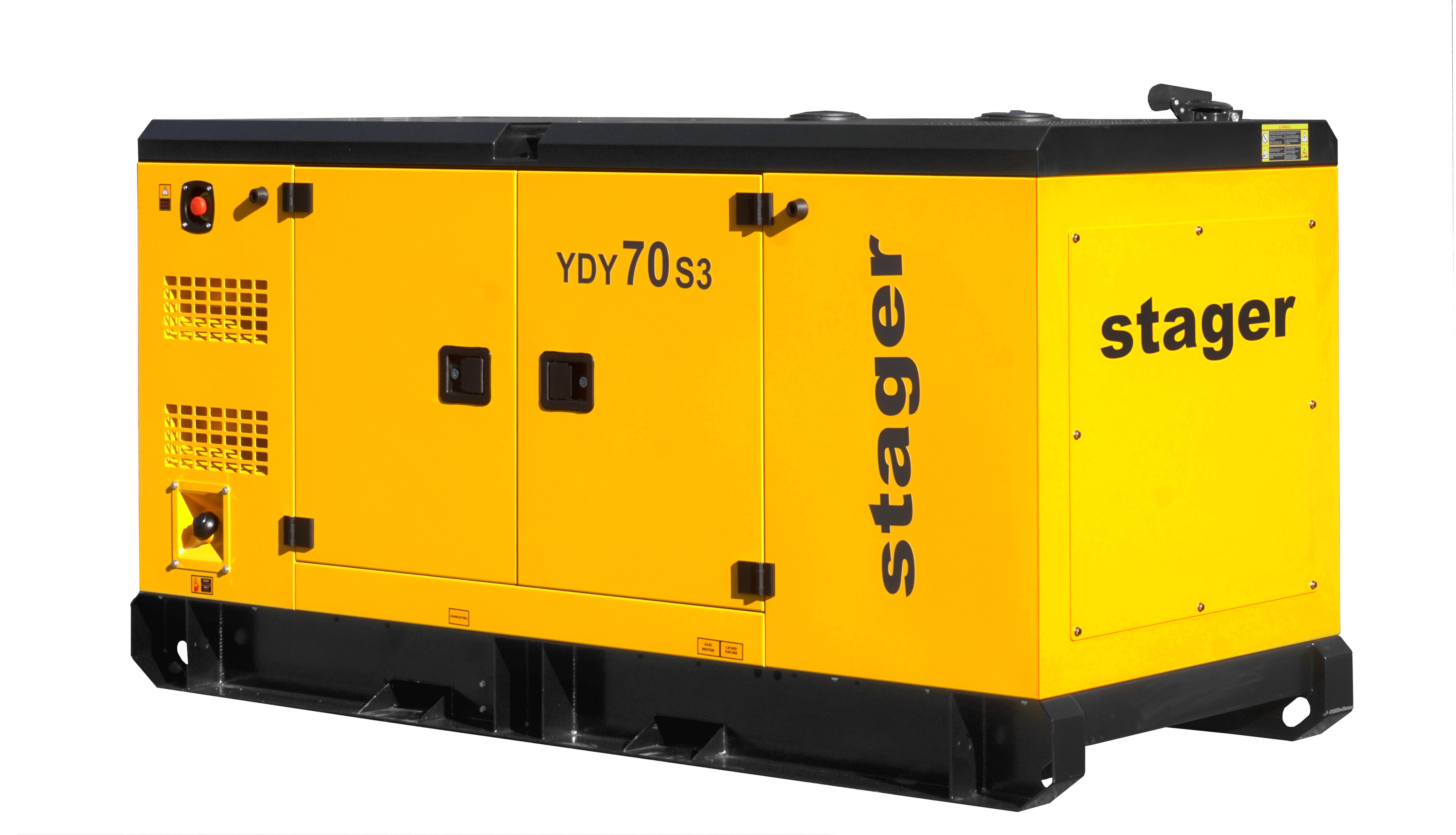 Stager YDY70S3 Generator insonorizat 70kVA, 89A, 1500rpm, trifazat, diesel [4]