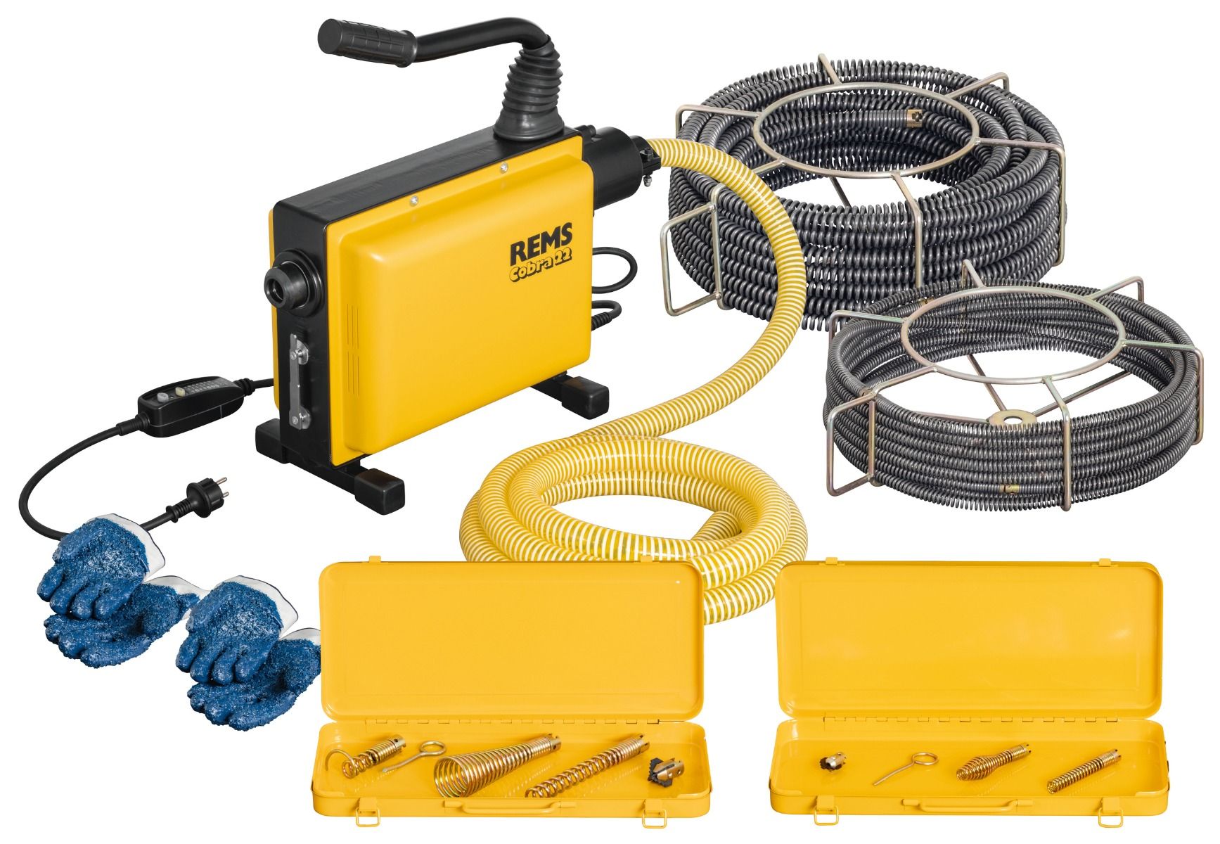 REMS Scula electrica de curatat tevi Cobra 22 Set 16+22 172012 [1]