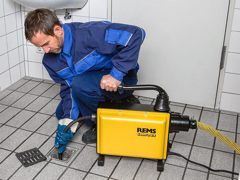 Scule & unelte - REMS Scula electrica de curatat tevi Cobra 22 Set 16+22 172012