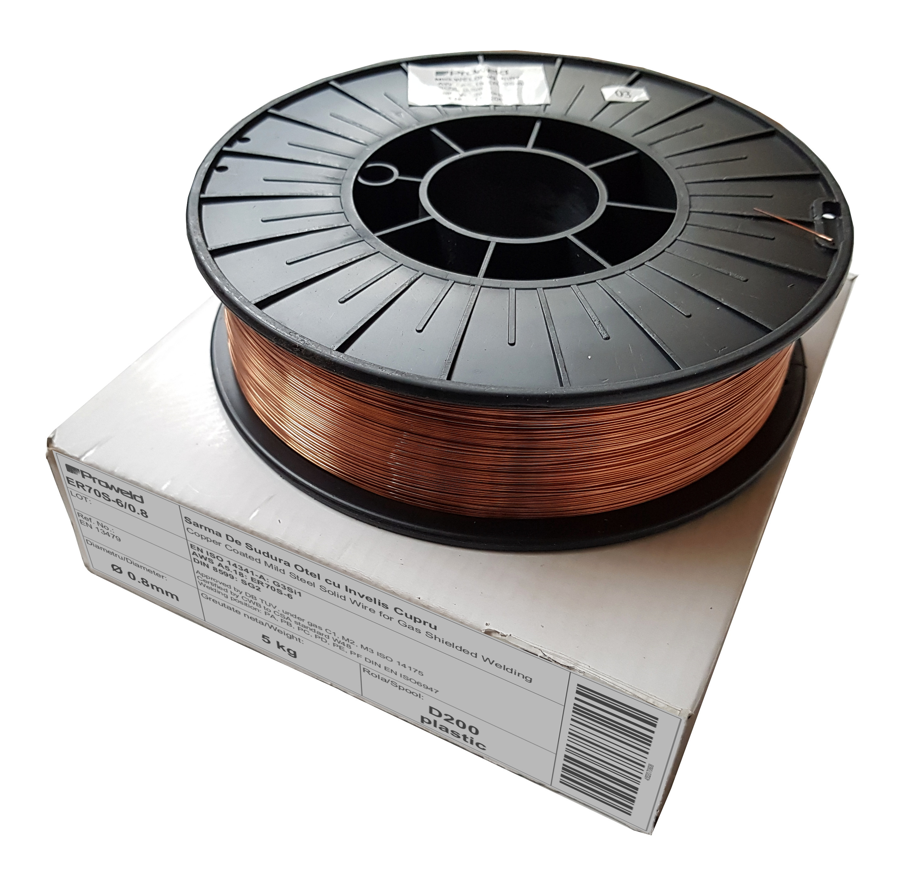 Scule & unelte - ProWELD ER70S-6 sarma sudura 0.8mm, rola 5kg/D200