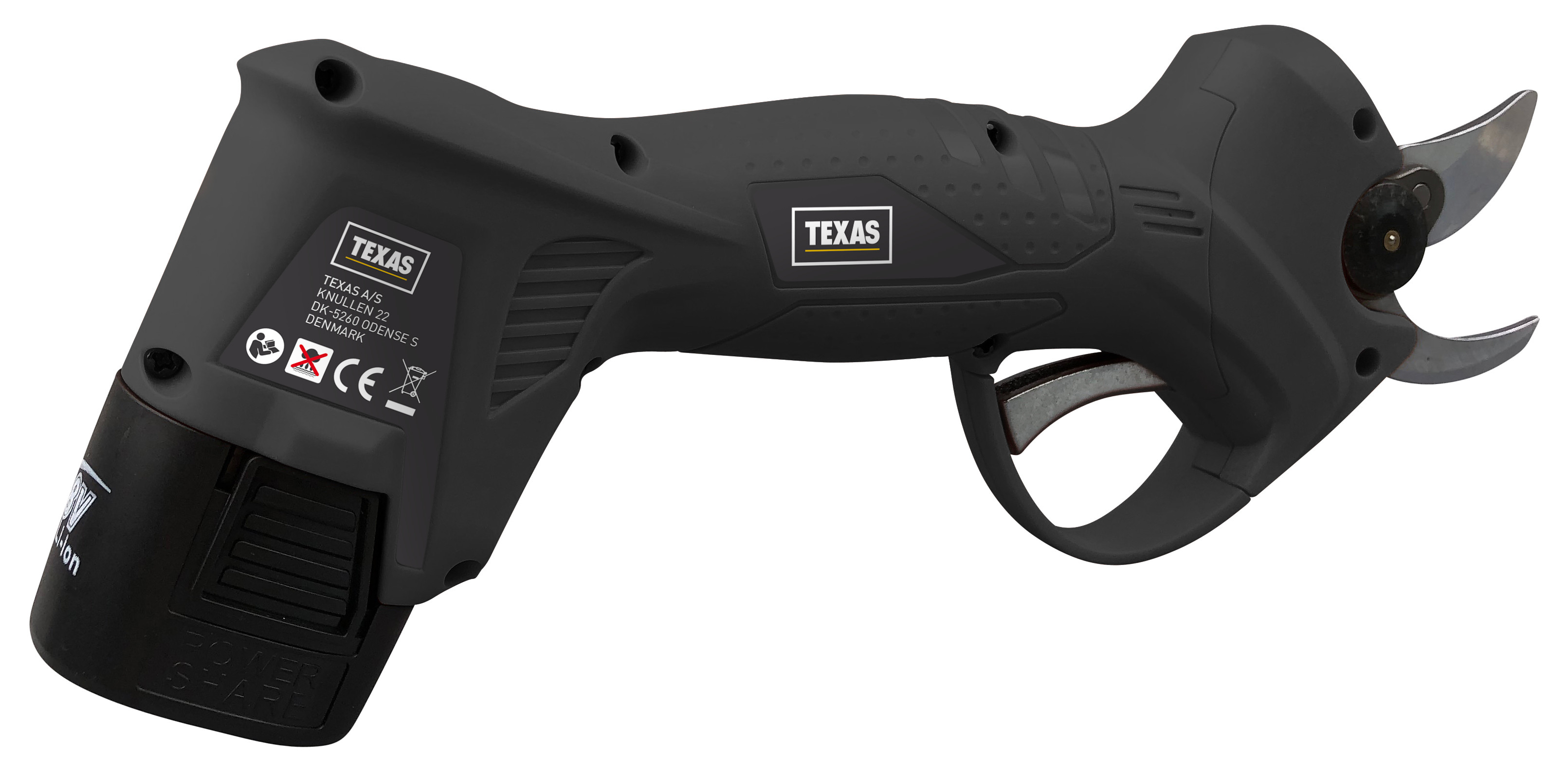 Foarfece de taiat gard viu - Texas GS1680LI Foarfeca electrica gradina, Li-Ion, 16.8V, 2.0 Ah, max 25mm