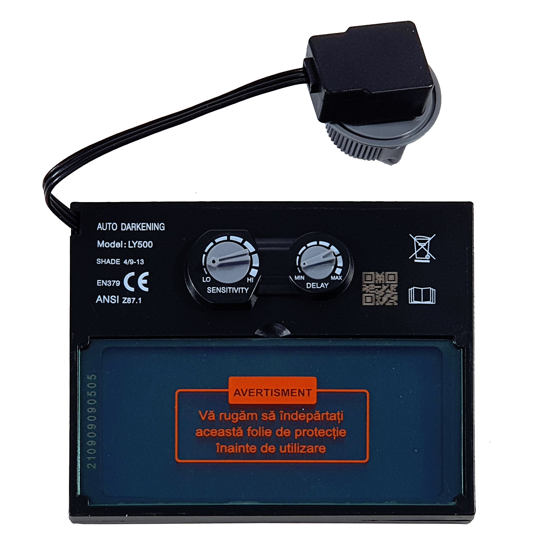 ProWELD Ecran cu filtru optic si cristale lichide pentru masca sudura automata LY-8507A, Clasa 1112, 110x90mm [0]