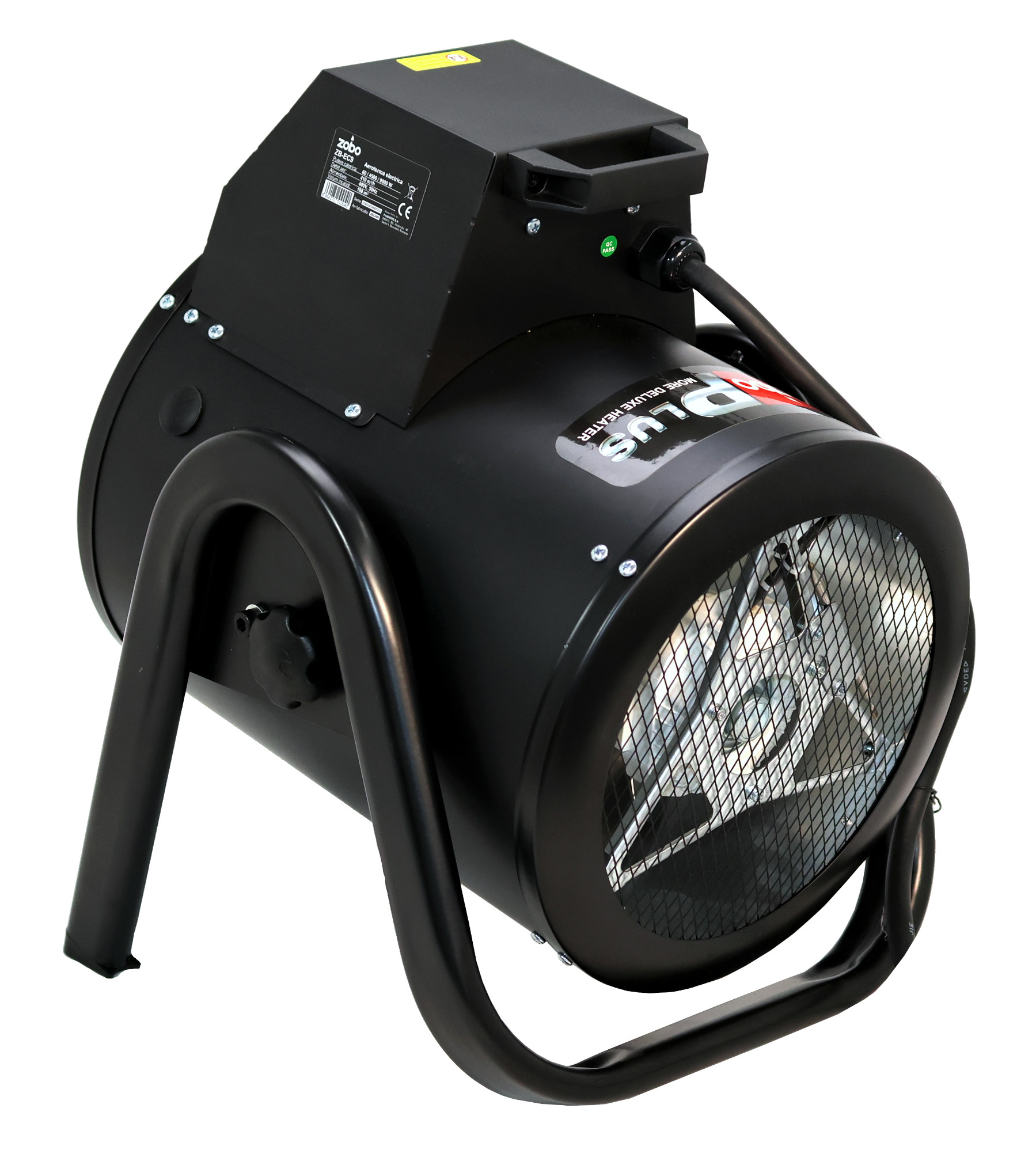 Uz casnic & industrial - Zobo ZB-EC9 Aeroterma electrica 9kW, 400V, 180mc