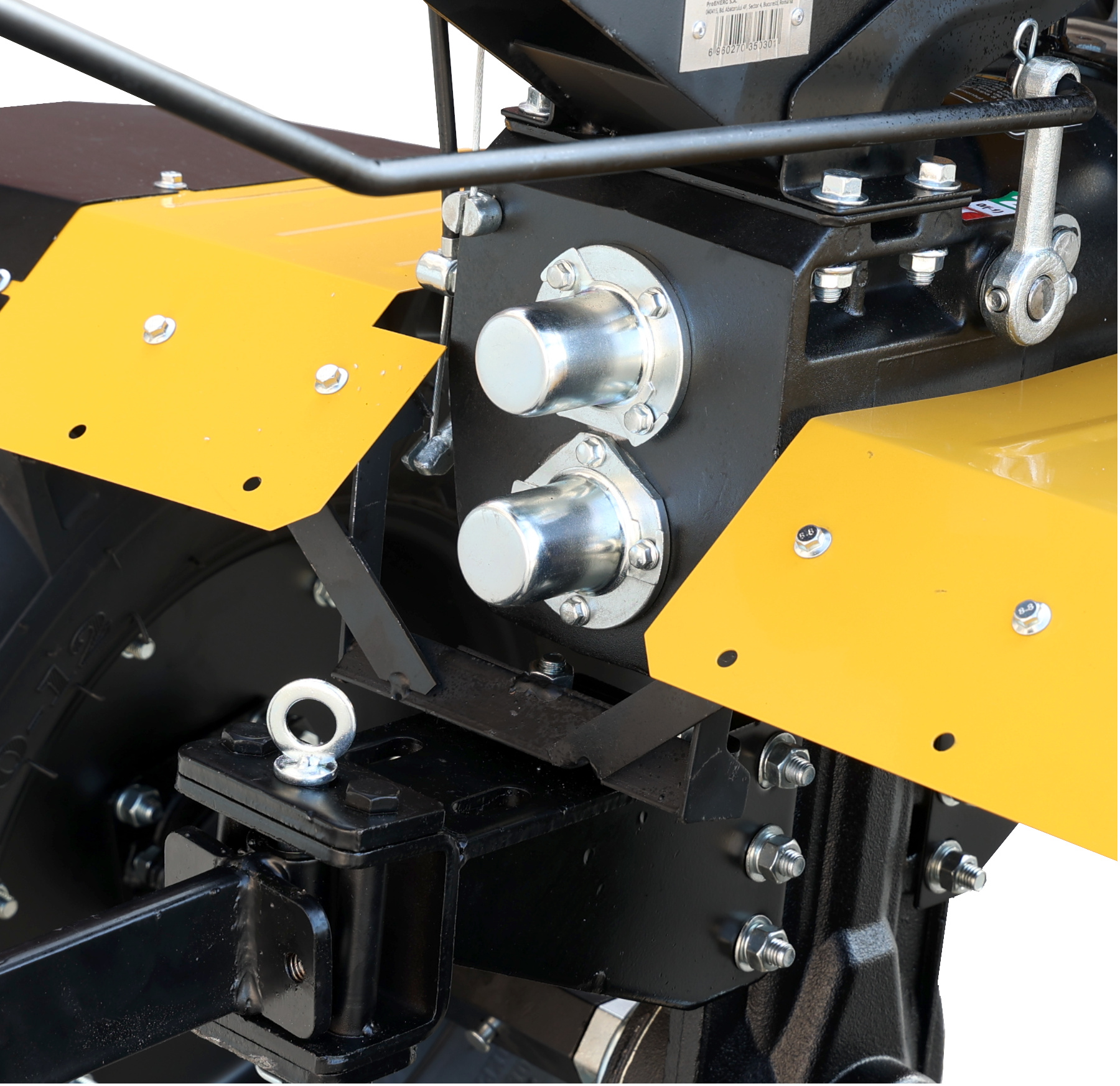 ProGARDEN Campo 1873 Alpine V2 motocultor 18CP, 2+1 trepte, 3+1+1 freze, roti 6.00-12, benzina, EU V, pornire electrica, 2 prize putere [1]