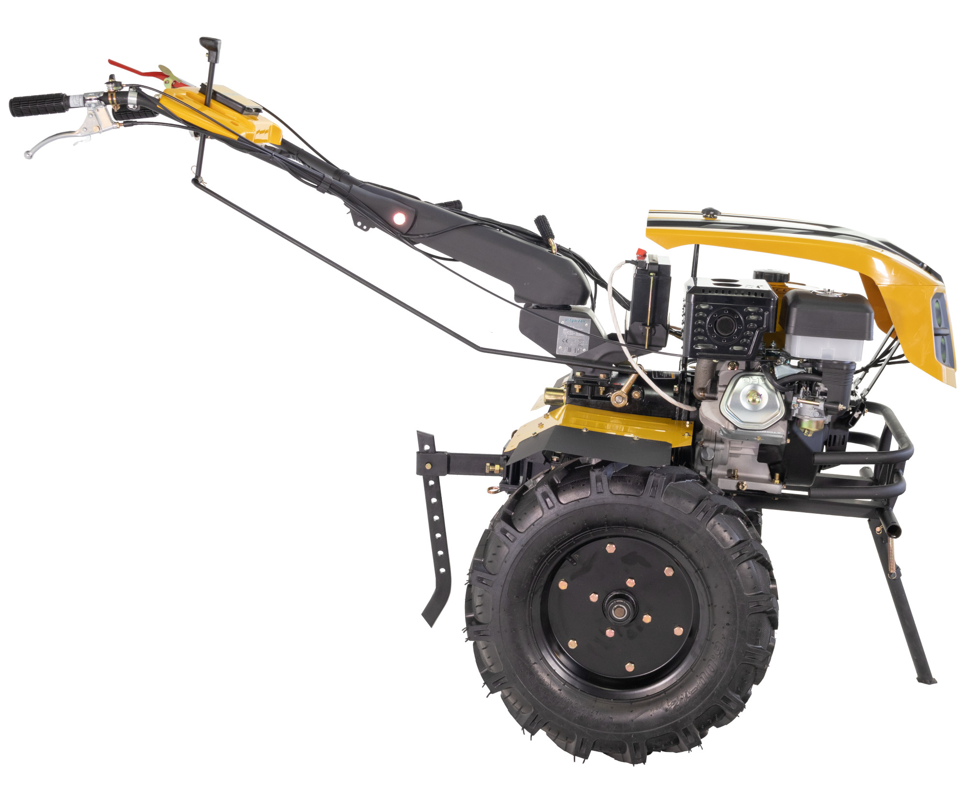 ProGARDEN Campo 1873 Alpine V2 motocultor 18CP, 2+1 trepte, 3+1+1 freze, roti 6.00-12, benzina, EU V, pornire electrica, 2 prize putere [3]