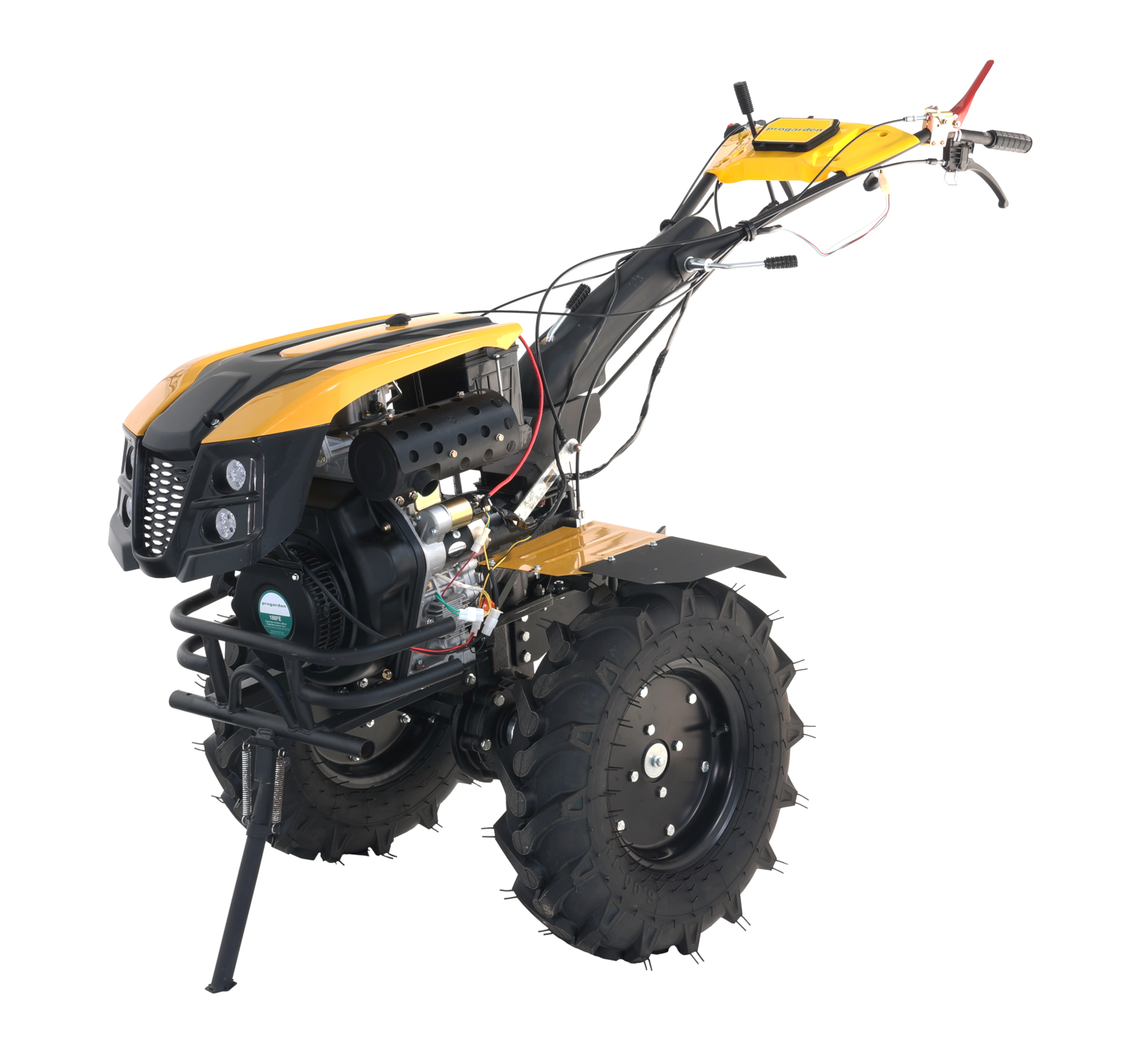 ProGARDEN Campo 1273 Alpine V2, motocultor 12CP, 2+1 trepte, 2+2+1 freze, roti 6.00-12, diesel, EU V, pornire electrica, 2 prize putere [2]