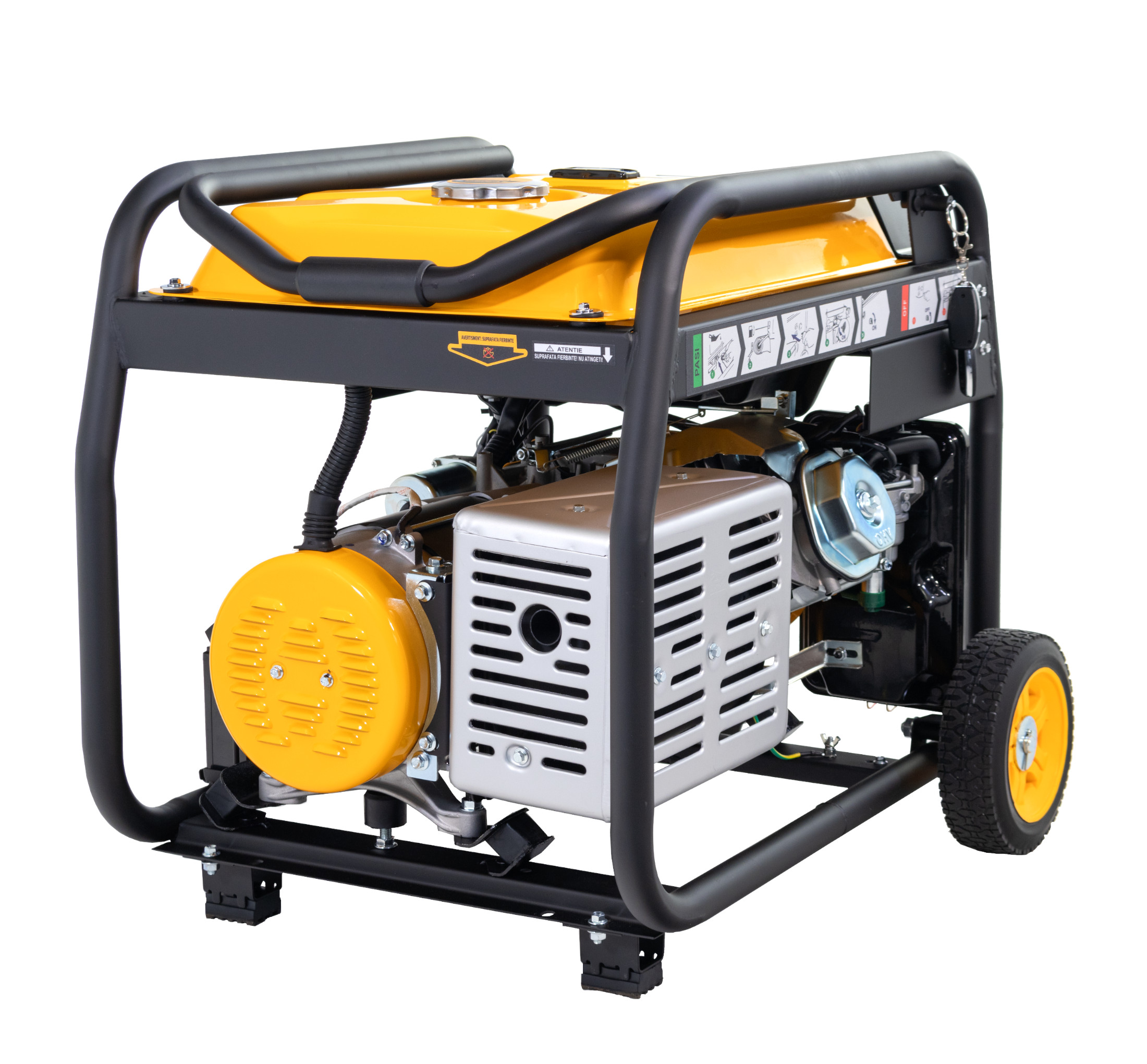 Stager FD 10000ER-E3R Automatic Generator curent dual 230V/400V, 8.5kW, benzina, conector ATS, multistart, autonomie pana la 13h [3]