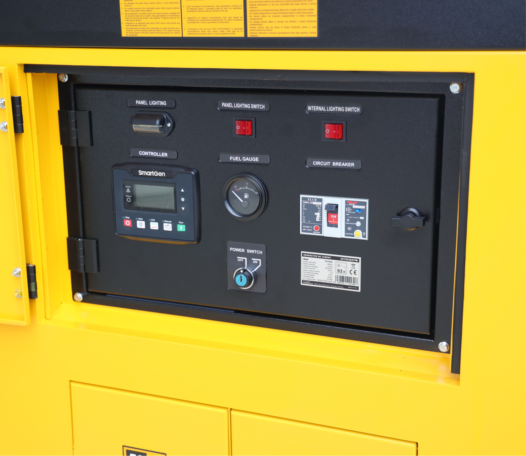 Stager YDY53S3 Generator insonorizat 53kVA, 69A, 1500rpm, trifazat, diesel [1]