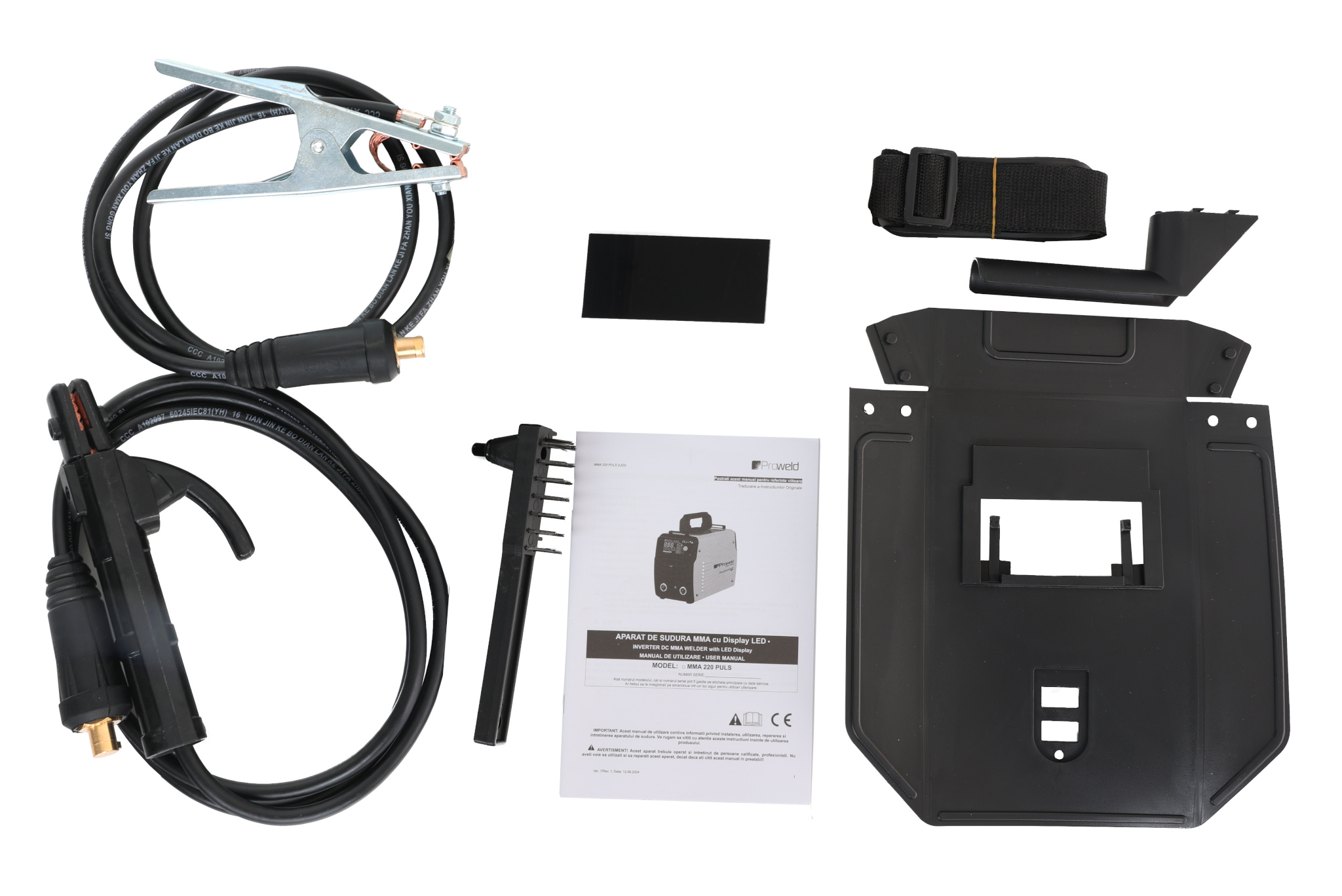 Scule & unelte - ProWELD MMA 220 Puls Invertor digital sudura 220A, Pulse MMA, TIG Lift, Arc Force, VRD, Electrozi o 1.6-5.0mm, Otel, Inox, Fonta