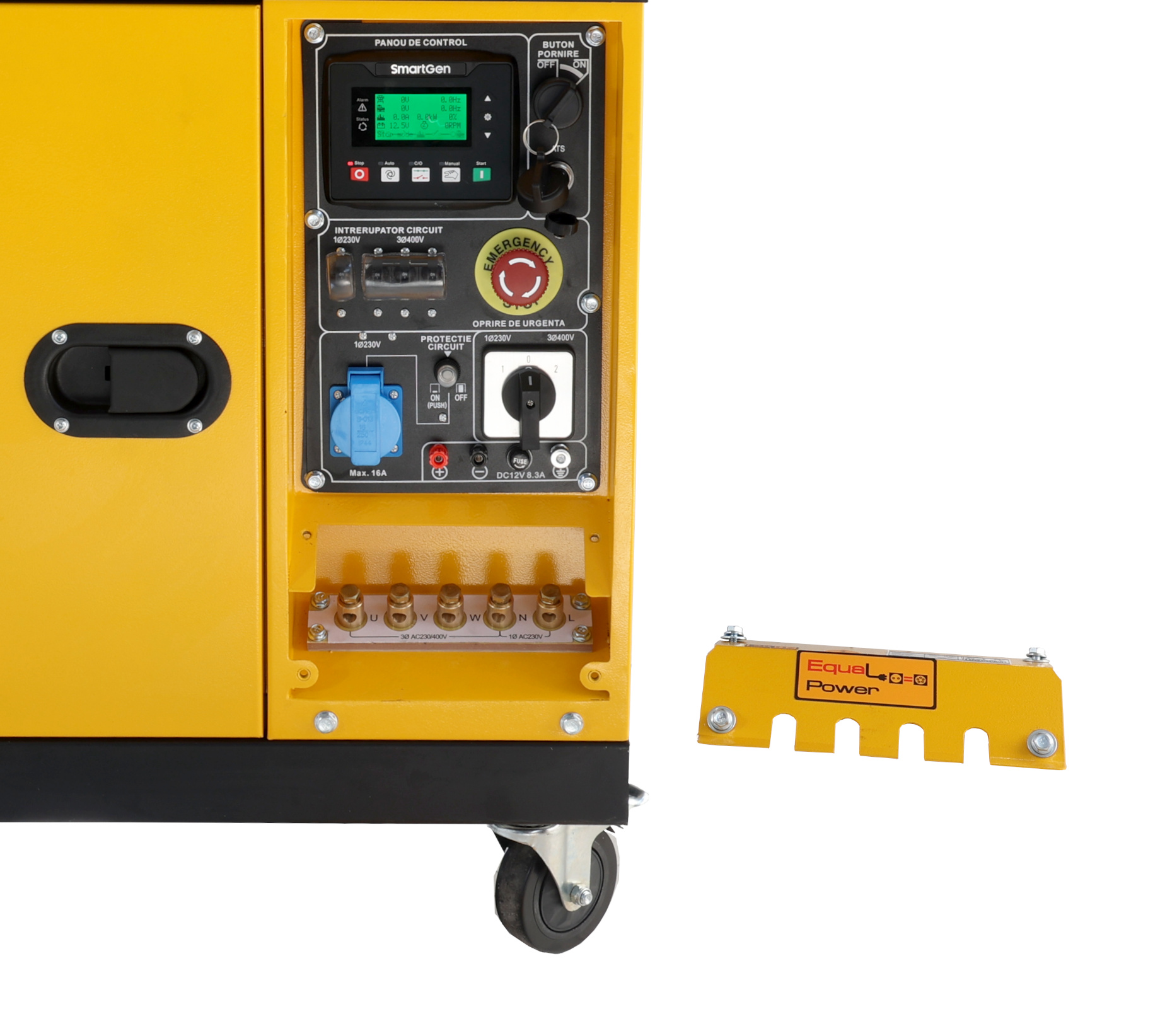 Generator insonorizat Stager YDE8600TA-TA3 V2, 7.5kVA, DualPower 230-400V, diesel, 3000rpm, pornire electrica [1]