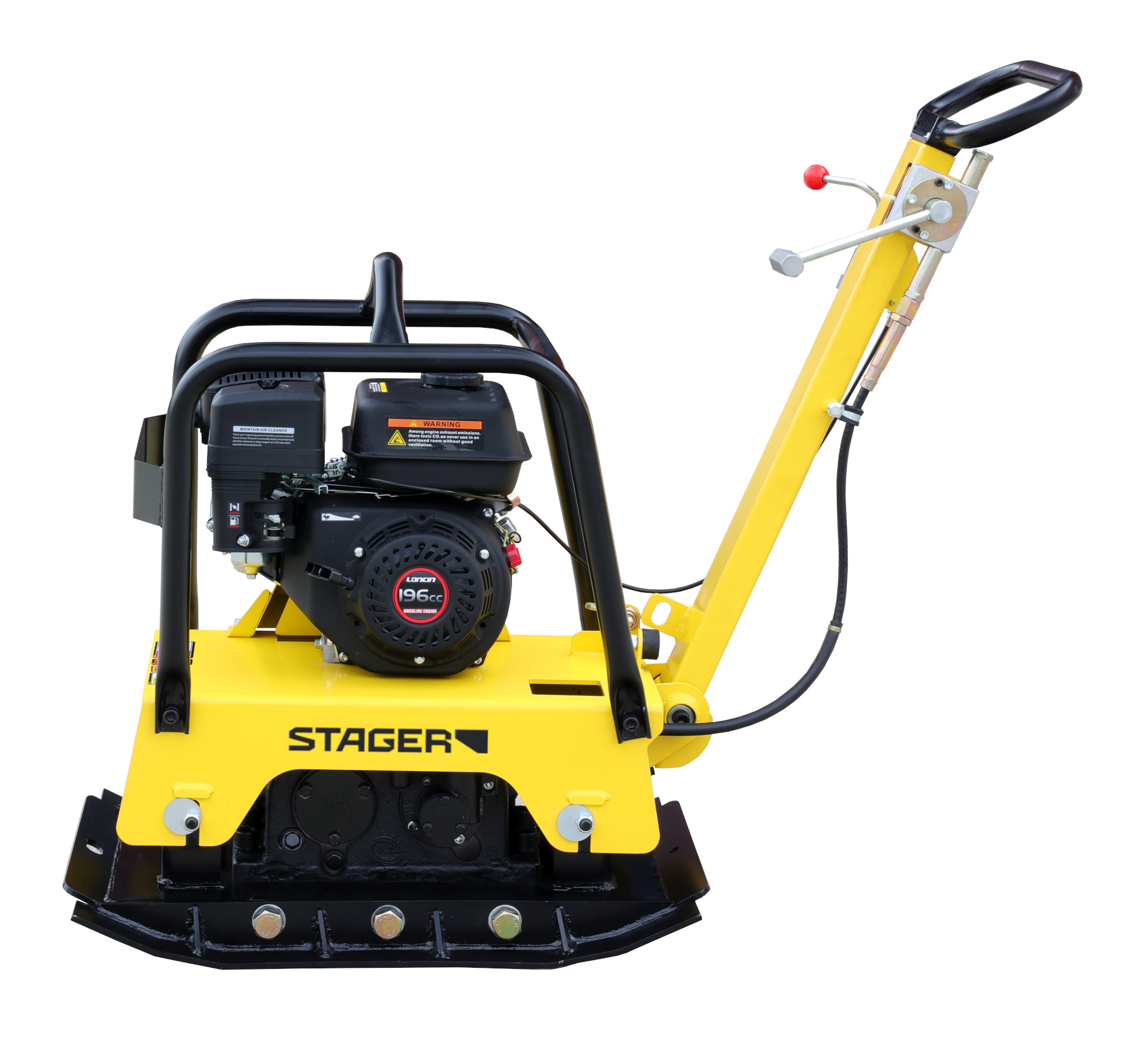 Utilaje pentru constructii - Stager PCR 160E-2 Placa compactoare reversibila 160kg, extensii, motor Loncin G200F
