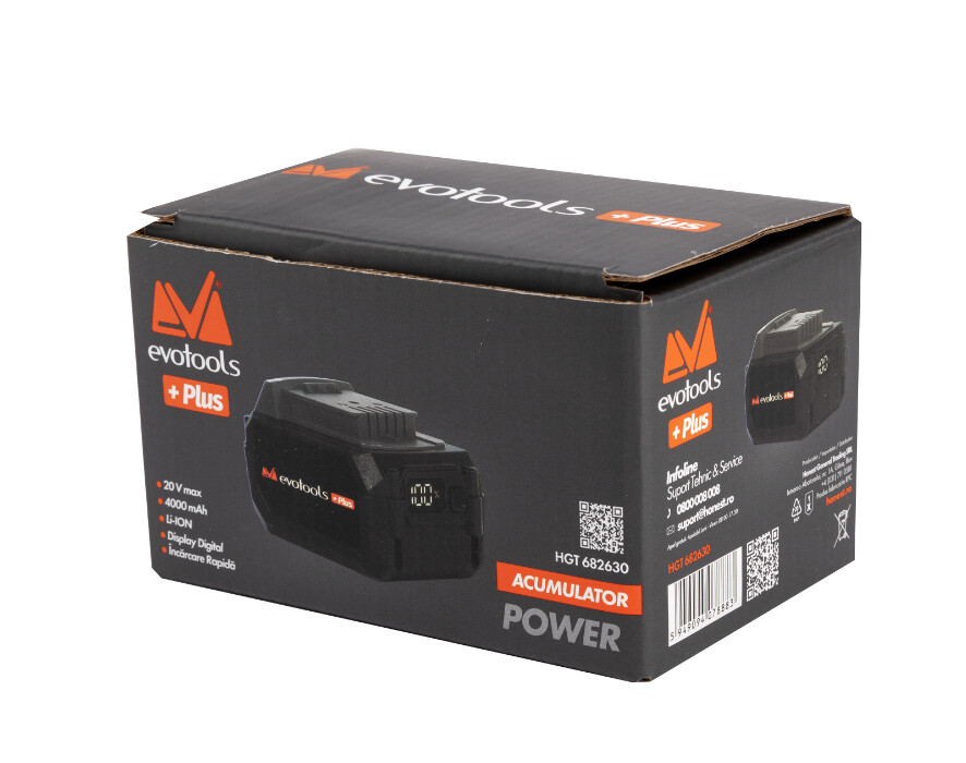 Acumulator Li-Ion MAX 20V cu Display POWER EvoTools +Plus [1]