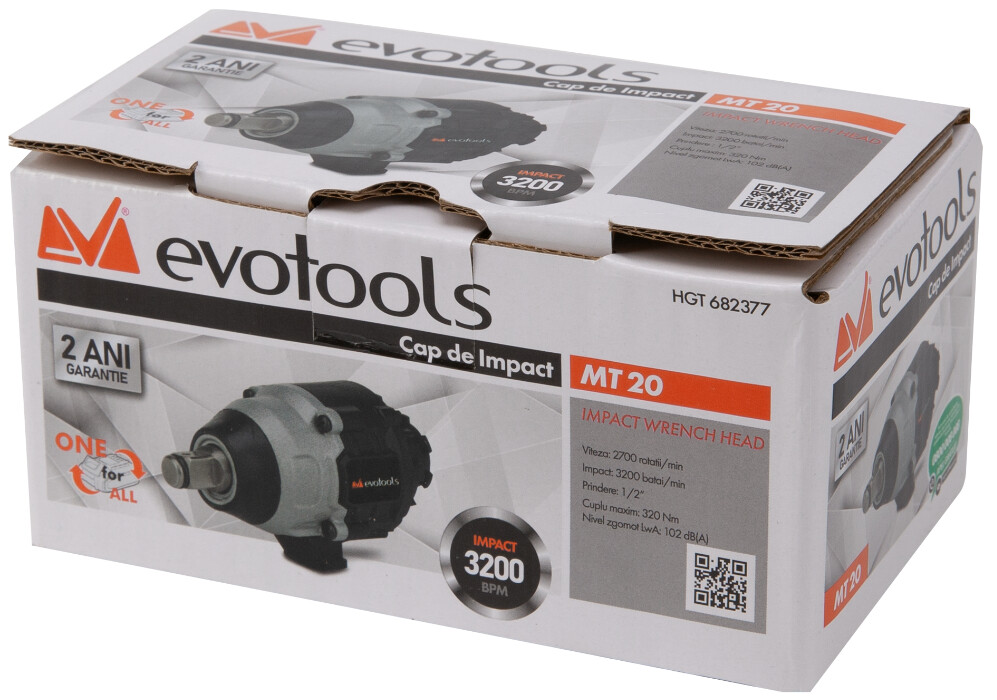 Cap de Impact 1/2 pentru Masina de Insurubat Multifunctionala Brushless fara Acumulator si Incarcator MAX 20V ONE EPTO [1]