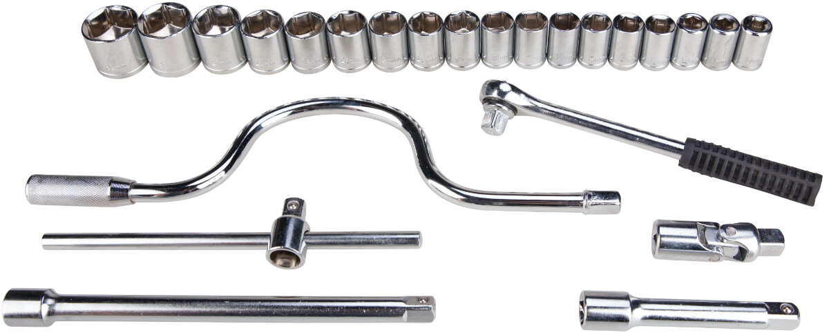 Chei tubulare - Chei Tubulare cu Accesorii 24 Pcs - Marime 10-32 mm