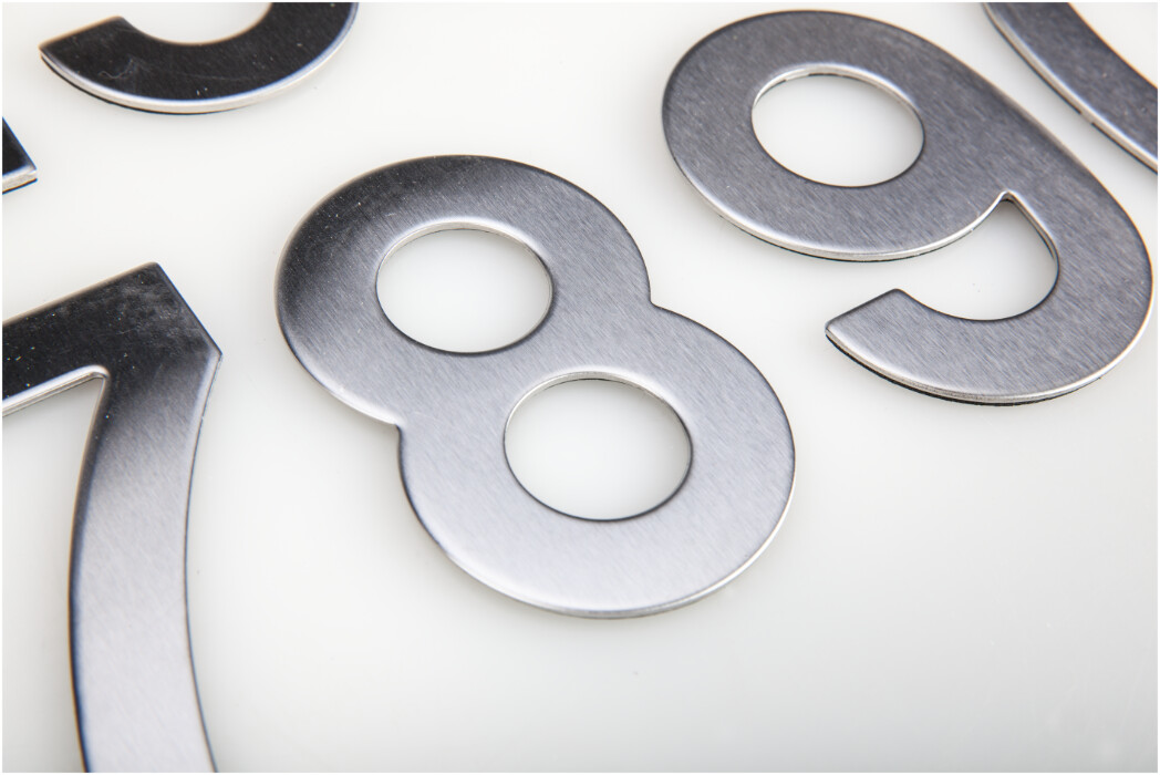 Cifra Inox Autoadeziva H95 mm [5]