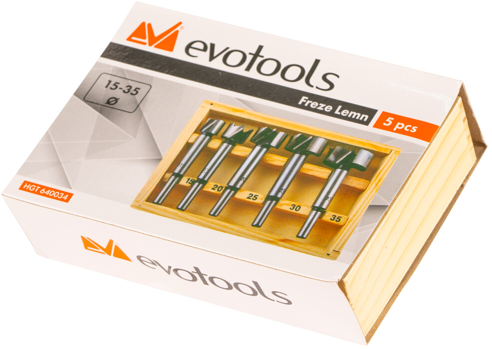 Freza Lemn (5 piese) - Diametru freza 15-35 mm [1]