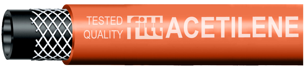 Accesorii sudura & lipire - Furtun FITT Acetilena - Diametru 15 - Diametru] mm Diametru Interior 8 mm Lungime 50 mm
