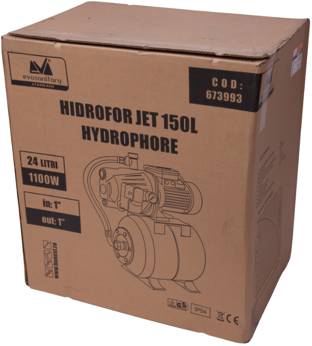 Hidrofor Jet 150L EPTO 1100 W - Volum 36 l [1]