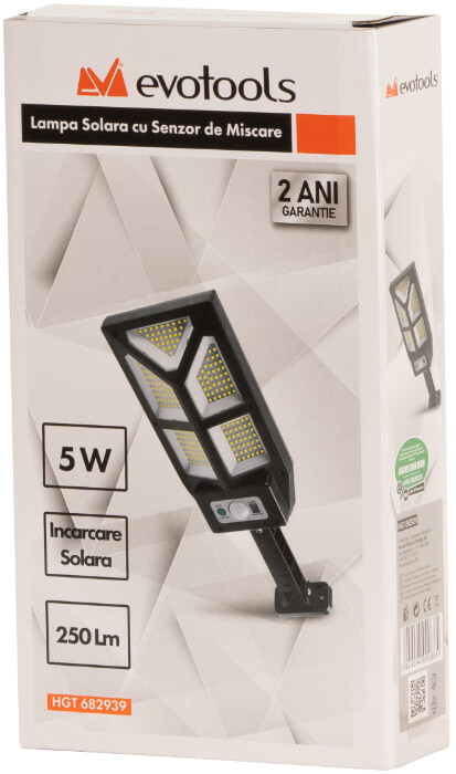 Lampa Solara cu Senzor de Miscare si Telecomanda Verticala [1]