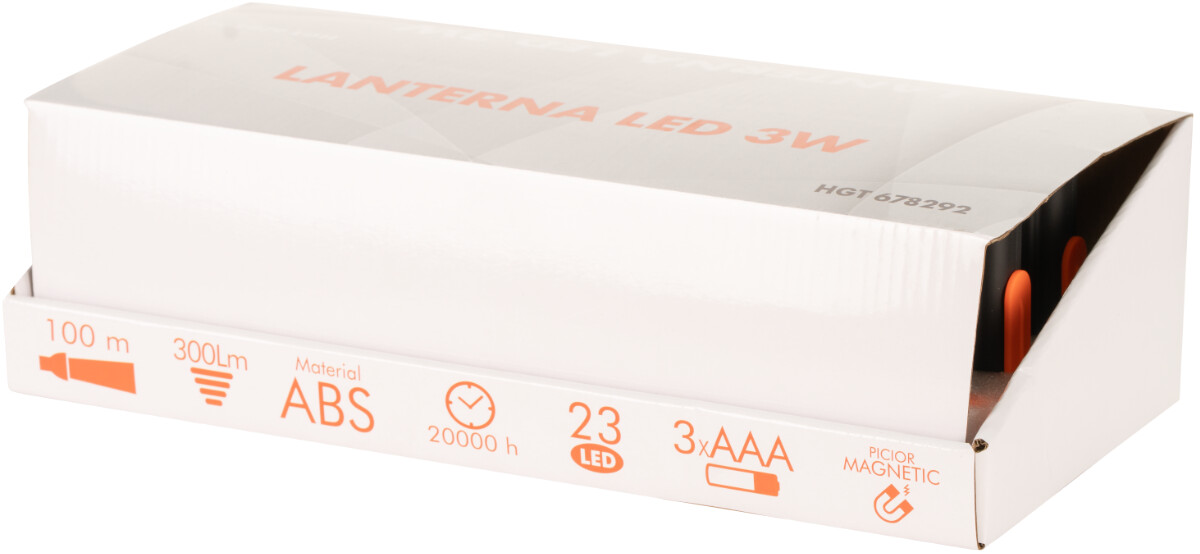 Lanterna 23 Leduri Portabila cu Picior Magnetic si Carlig 2 Moduri [2]