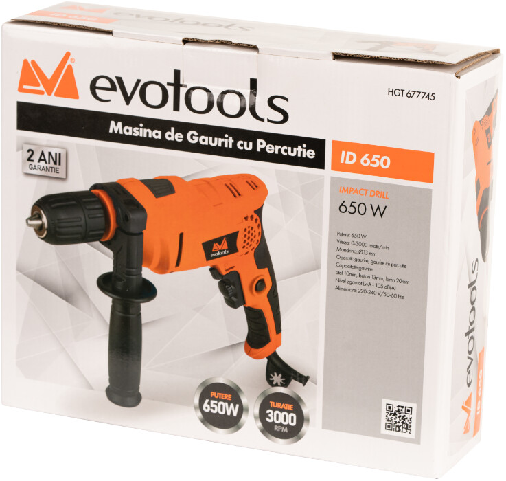 Masina de Gaurit cu Percutie ID650 EvoTools [4]