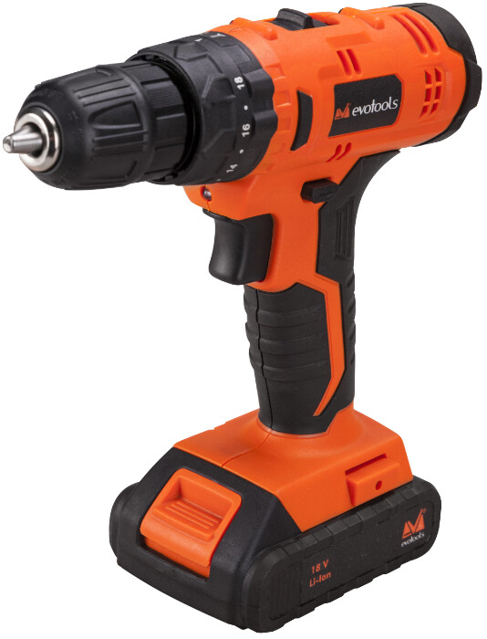 Scule electrice - Masina de Gaurit si Insurubat cu Percutie cu 2 Acumulatori CD Li-Ion EvoTools