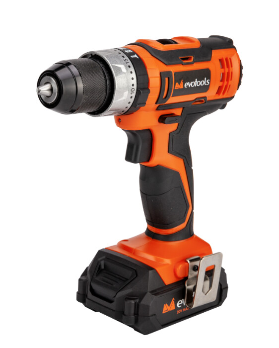Scule electrice - Masina de Gaurit si Insurubat cu Percutie cu 2 Acumulatori si Incarcator MAX 20V POWER Evotools
