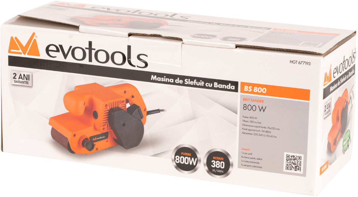 Masina de Slefuit cu Banda BS800 EvoTools [5]