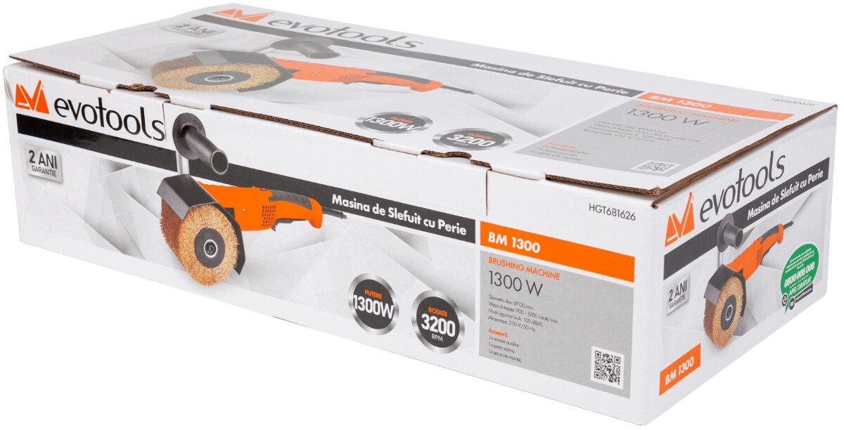 Masina de Slefuit cu Perie BM1300 EvoTools [1]
