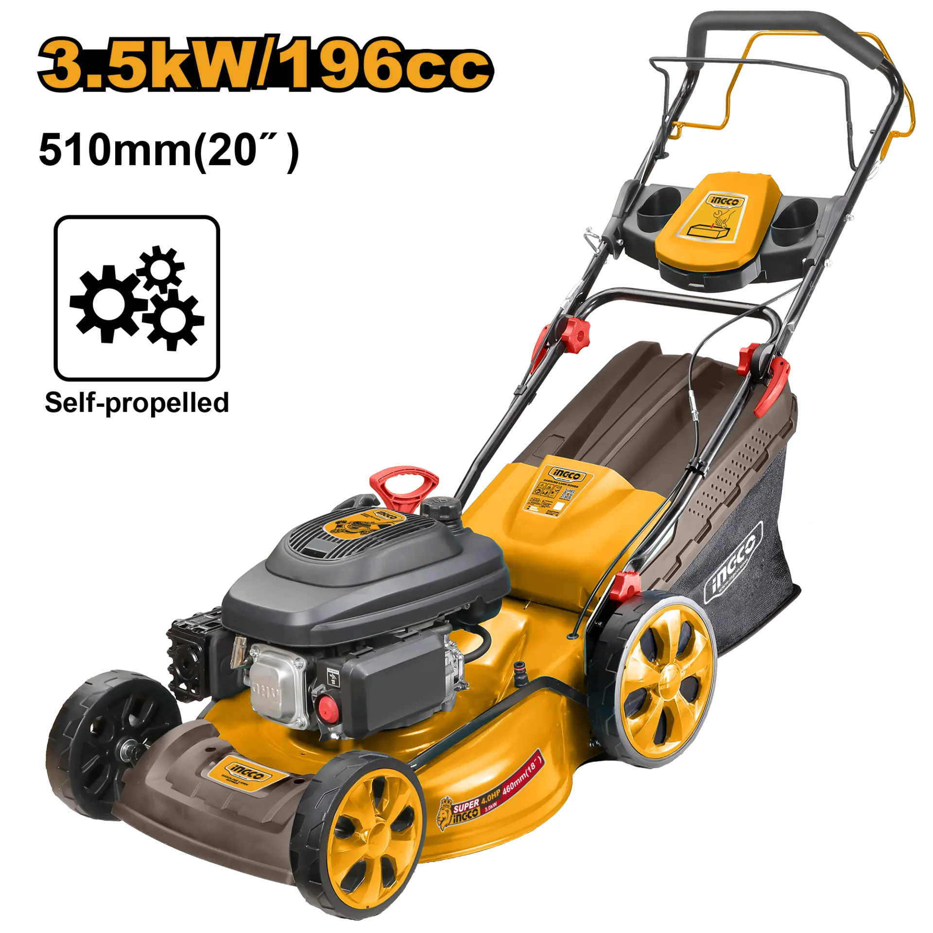 Masina de Tuns Iarba cu Tractiune Profesionala 4.8Hp [1]