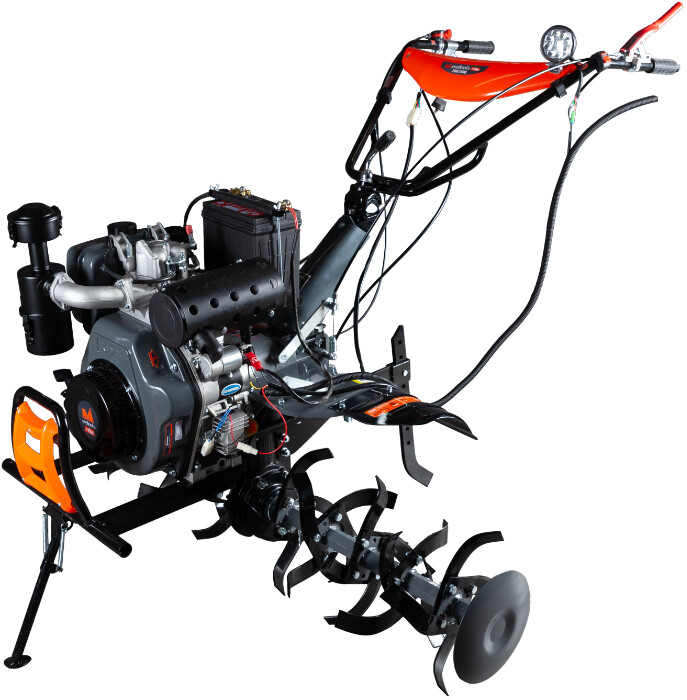 Motocultoare - Motocultor TDK1100 Evotools PLUS Motor Diesel KAMA Pornire Electrica cu Roti de Transport