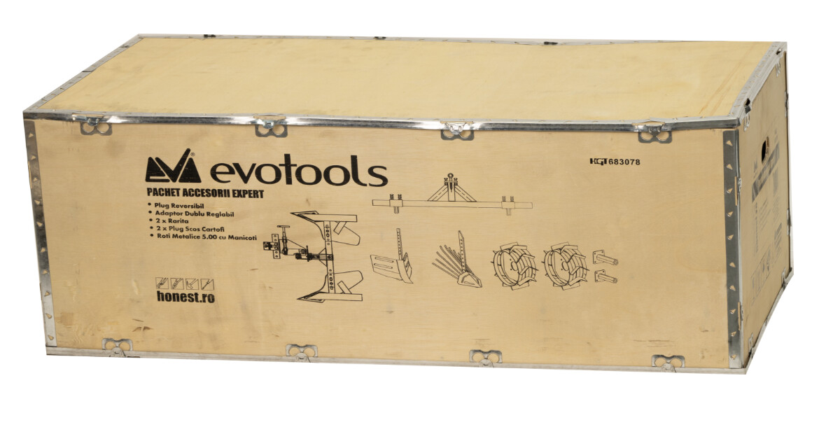 Pachet Accesorii Expert (Plug Reversibil, Adaptor Dublu Reglabil, 2 x Rarita, 2 x Plug Scos Cartofi, Roti Metalice 5.00 cu Manicoti) [1]
