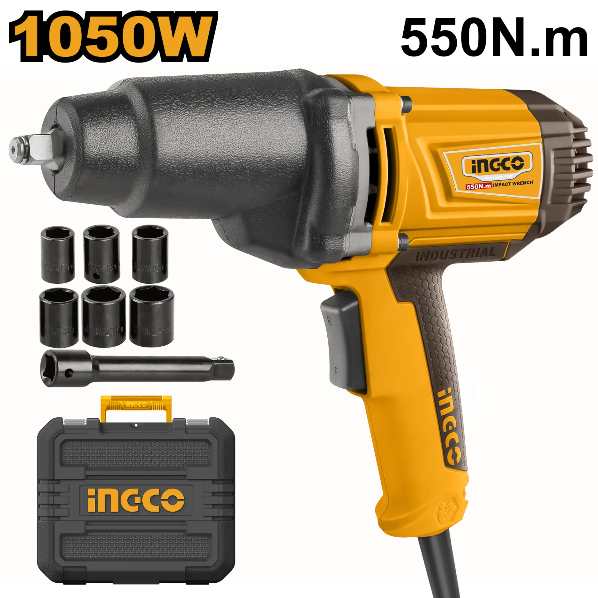 Scule electrice - Pistol 1050W 1/2 Impact 520nm + Tubulare