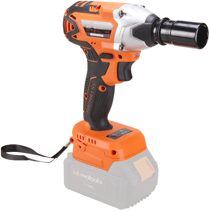 Pistol de Impact 1/2 fara Acumulator si Incarcator Brushless EvoTools [6]