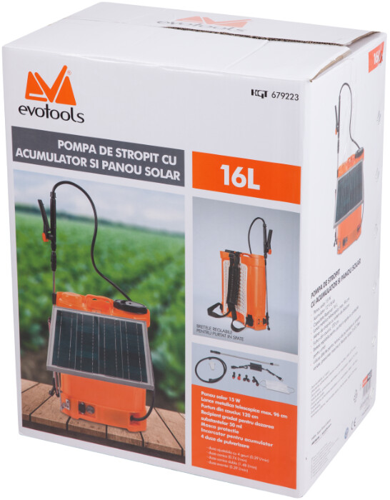 Pompa de Stropit cu Acumulator si Panou Solar ETS [1]