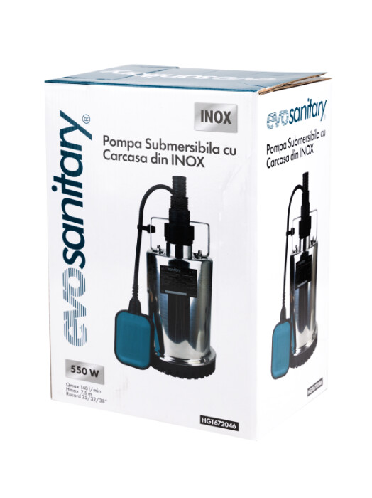 Pompa Submersibila cu Carcasa din Inox EPTO - Putere 550 W [1]