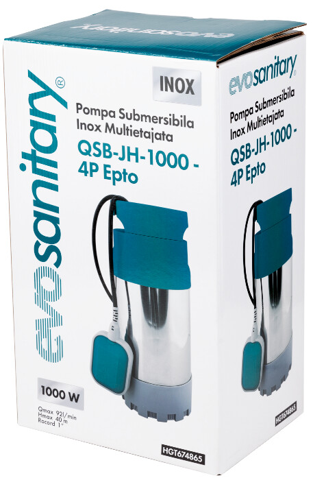 Pompa Submersibila Inox Multietajata QSB-JH-1000-4P-EPTO - Putere 1000 W [2]